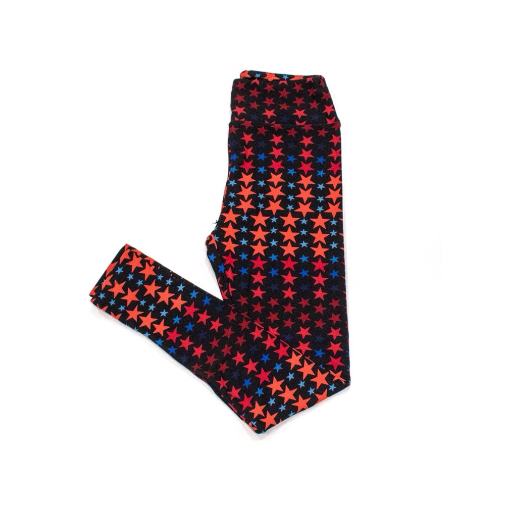 4th of July Patriotic Leggings (Ombré Stars)